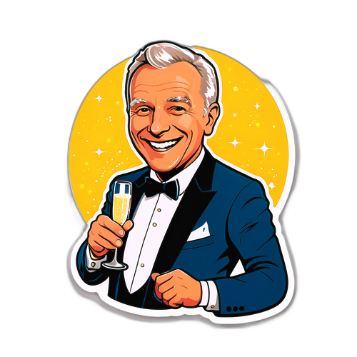 Róbert Kárász pezsgős sticker