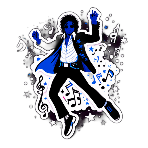 Michael Jackson Danser Sticker