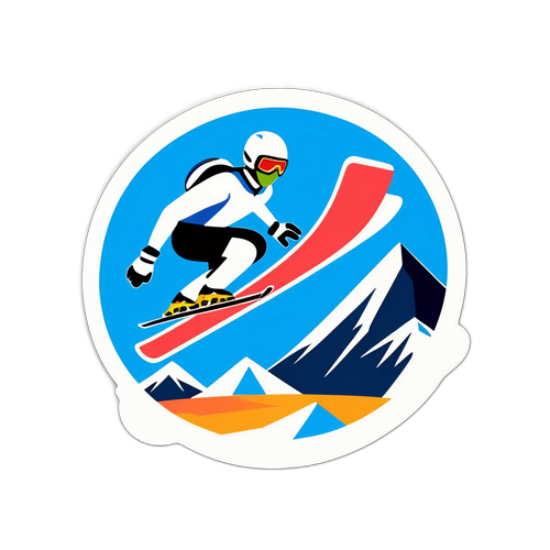 Sticker ya Nguvu ya Michezo ya Talanta ya Majira ya Baridi 2026