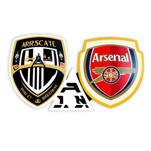 Epic Showdown: Newcastle vs Arsenal - A Sticker for the Ultimate Fan!