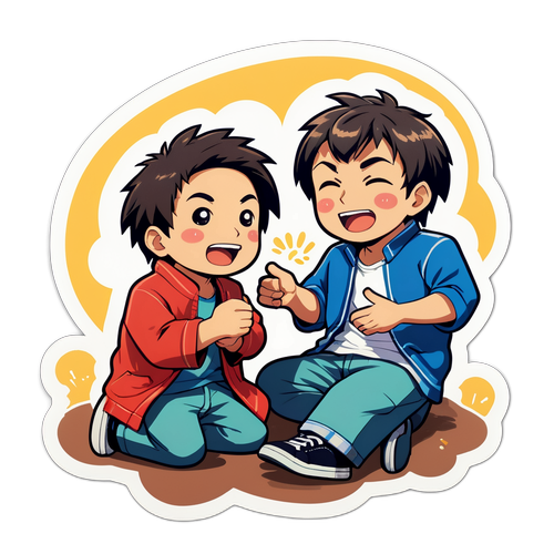 楽しいシーンのイラスト