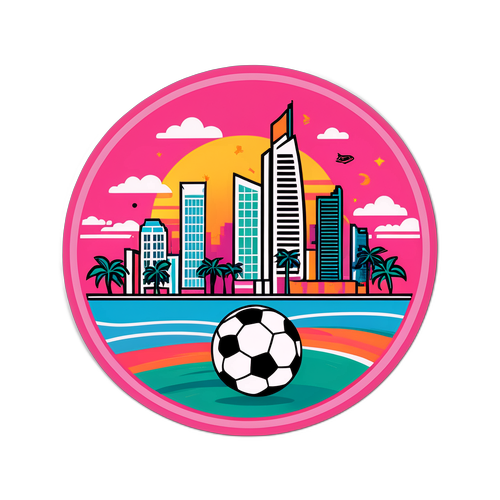 מדבקה של אינטר מיאמי וליגה ספרדית