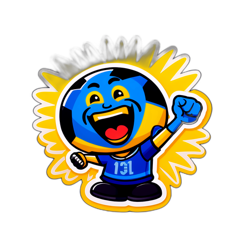 Sticker cổ vũ bóng đá