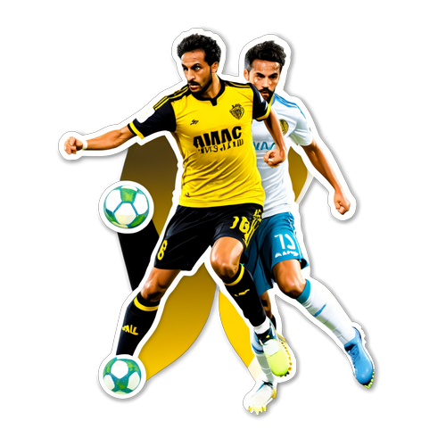 Sticker Bóng Đá Al Ittihad và Damac