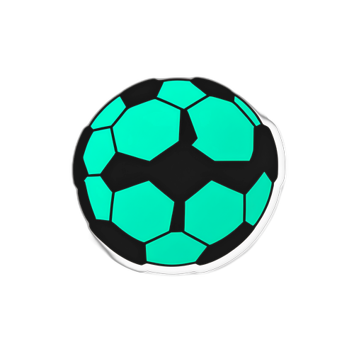 Design Minimalista de Bola de Futebol