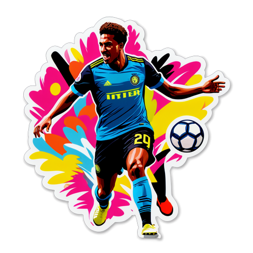 Sticker ya Wachezaji wa Soccer wa Inter Miami
