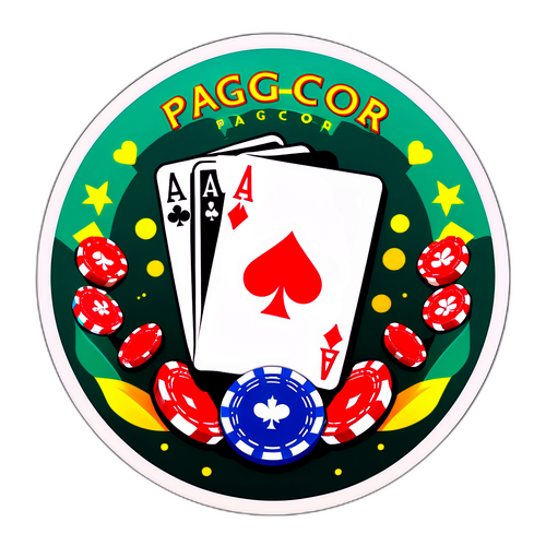 PAGCOR Sticker na may Temang Casino