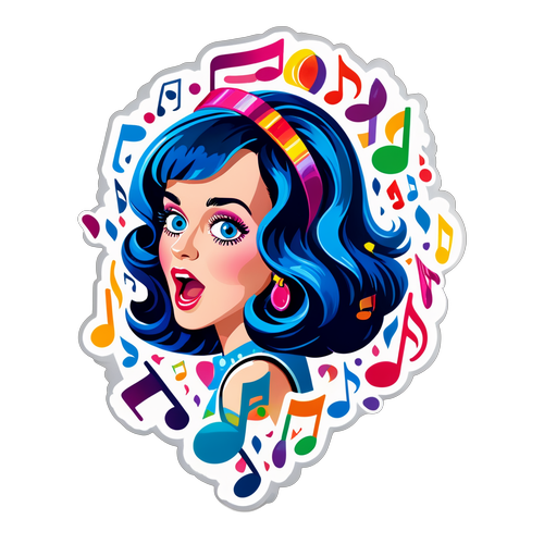 Katy Perrys Färgstarka Melodi: En Sticker Du Inte Vill Missa!