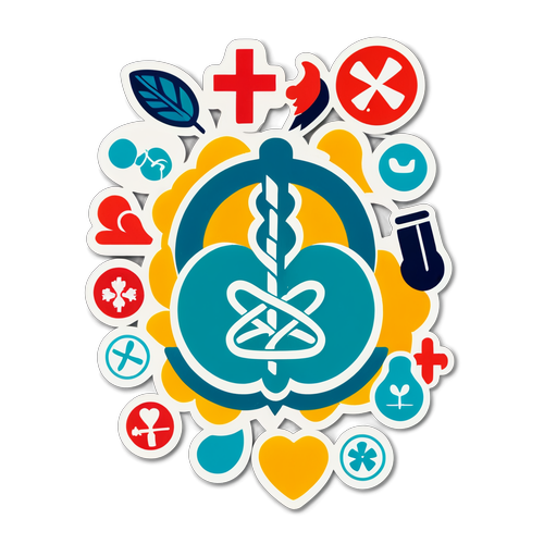 Sağlık Sembolleri Sticker