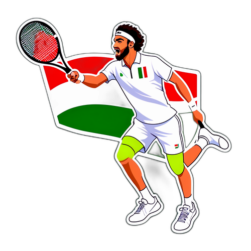 Adesivo do Jogador de Tênis Matteo Berrettini