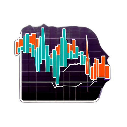 สติกเกอร์กราฟการเคลื่อนไหวของดัชนีดาวโจนส์