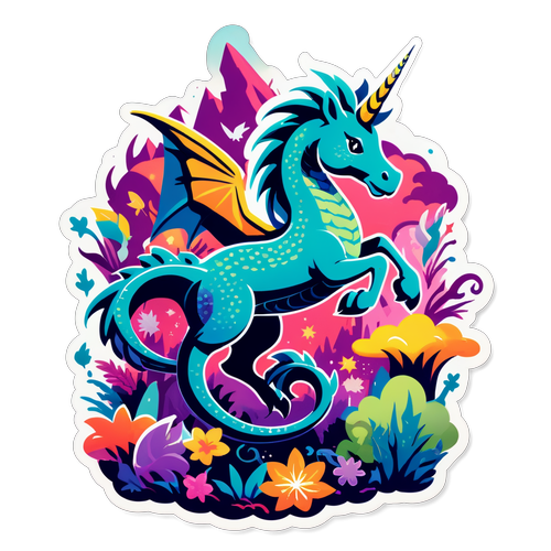 Enchanted Dragon Unicorn Hybrid