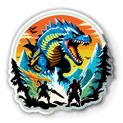 Epische Monster Hunter Scene