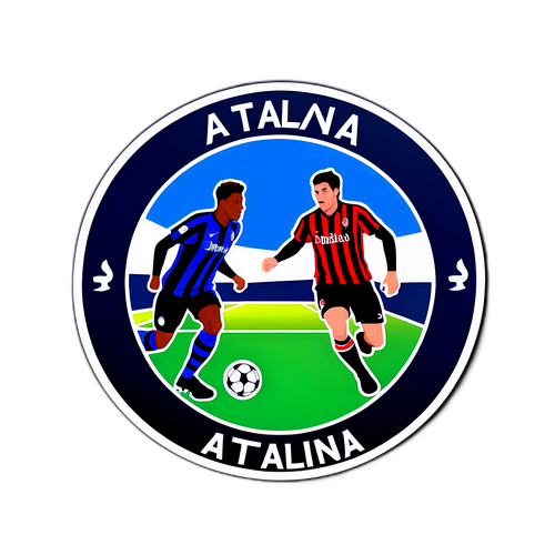 Fodboldmotiv: Atalanta vs. Milan