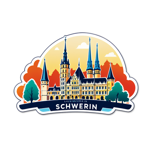 Schwerin im Sonnenuntergang