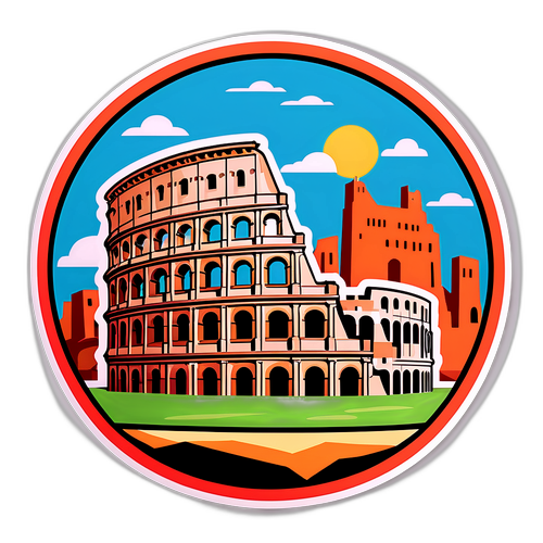 Skyline di Roma: Il Colosseo