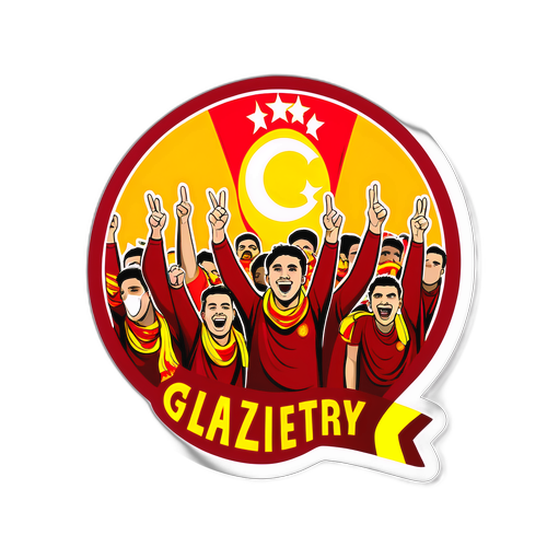 Energetiska Galatasaray-fans