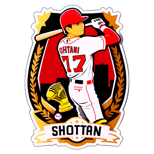 大谷翔平的榮譽勳章貼紙