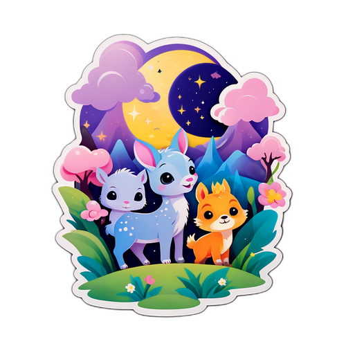 아기 동물들의 꿈의 여행