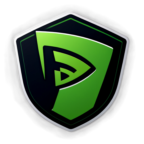 Sticker cu logo-ul Nvidia