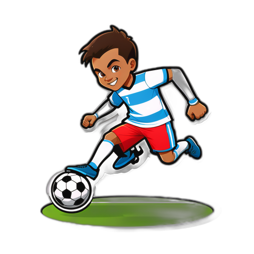 Sportlicher Sticker von Vitinha