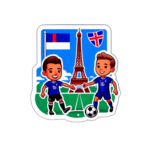 Masayang Labanan ng Soccer sa France at Iceland