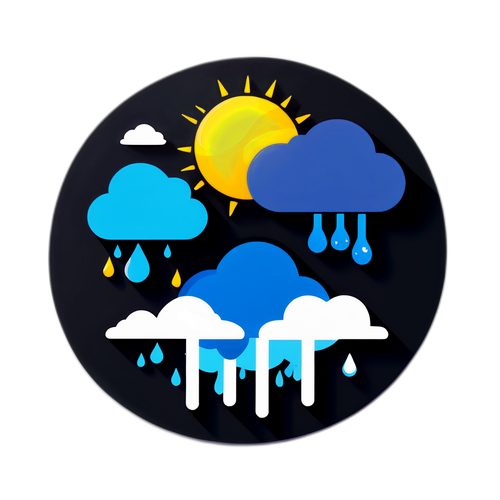 오늘의 특별한 날씨를 상징하는 예술 작품