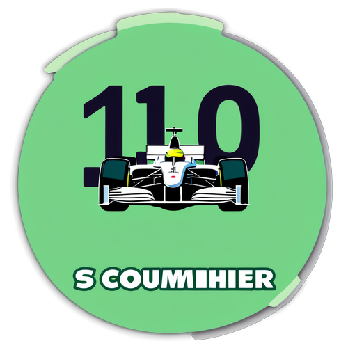 ¡Revive la Velocidad! El Sticker de Ralf Schumacher que Cada Fanático de la Fórmula 1 Debe Tener