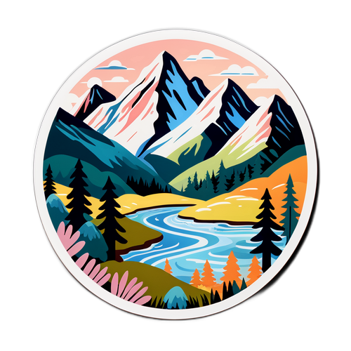 En kunstnerisk tolkning av Nikolai Astrups naturtemaer