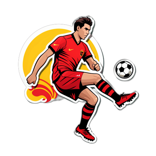 Hình ảnh cầu thủ Mallorca đá bóng