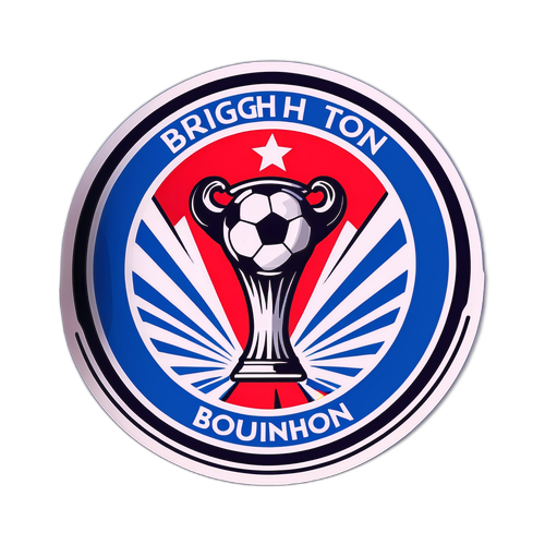 En sticker som visar spänningen mellan Brighton och Bournemouth