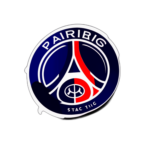 Moderne PSG-logo klistermærke