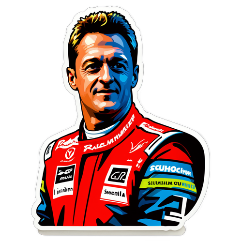 Raser mit Herz: Entdecke den aufregendsten Ralf Schumacher Sticker, der das Rennfieber entfesselt!