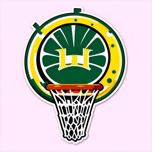 Dramatikong Sticker ng Game Day ng Celtics vs Pacers