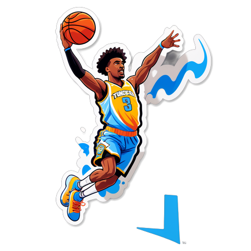 Basketball Spieler Dunking Sticker