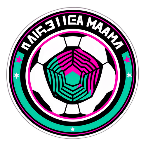 İnter Miami Futbol Sticker Tasarımı