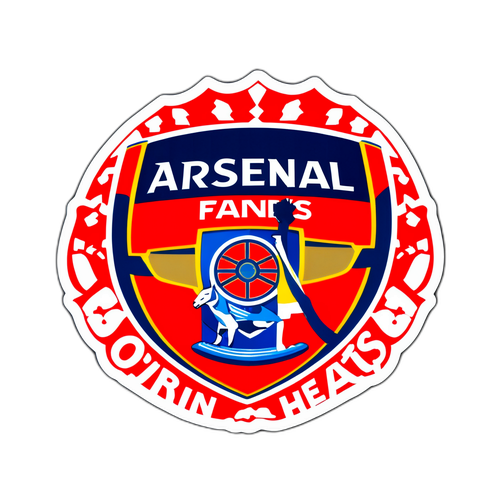 Arsenal szurkolói matrica