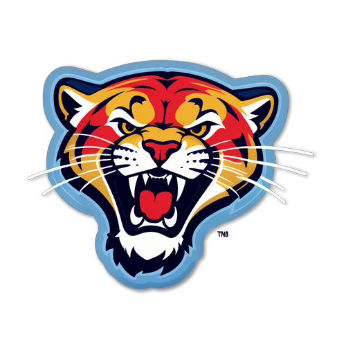 Energisk klistermærke af Florida Panthers