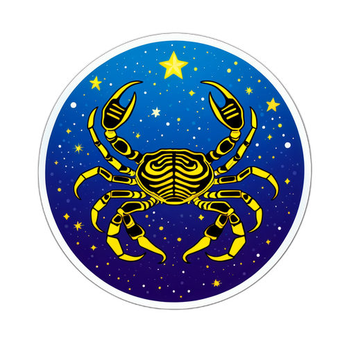 Akrep Temalı Sticker