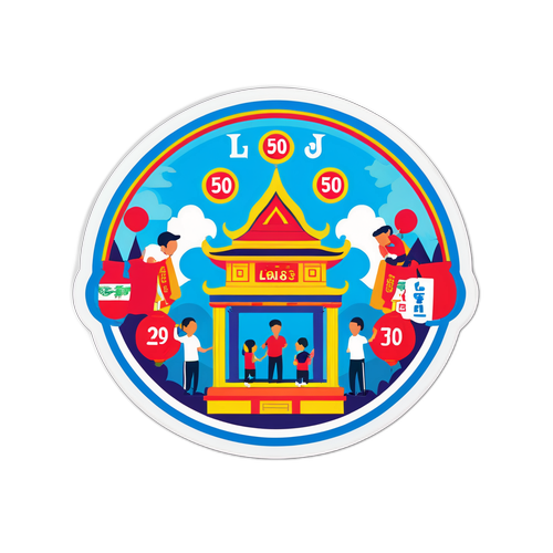 สติกเกอร์หวยลาว