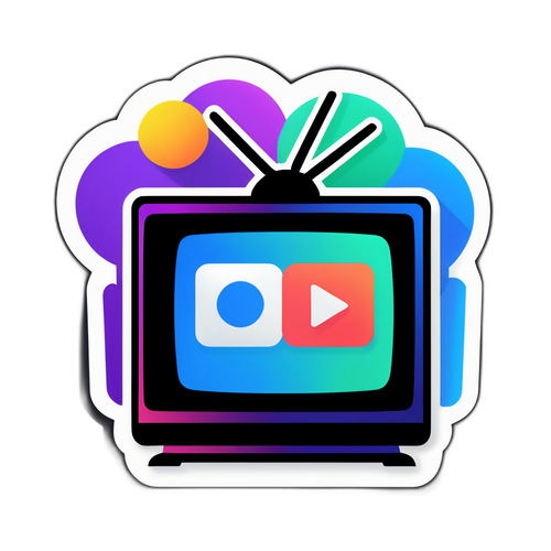 Λογότυπο Open TV με Σύγχρονα Εικονίδια ΜΜΕ