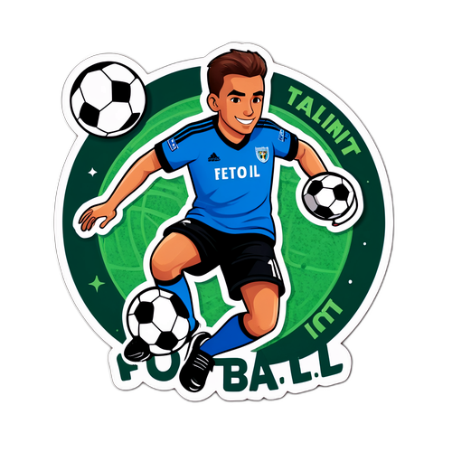 Voetbaltalent Sticker