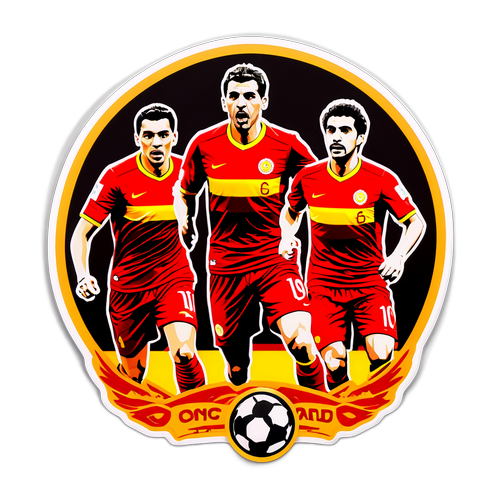 Наклейка, присвячена іконичним моментам матчу Галатасарай та Ґенчлербірліг