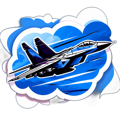 MIG-31 Klistremerke Design
