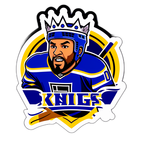 Hockey Showdown: Kings vs Blues Sticker