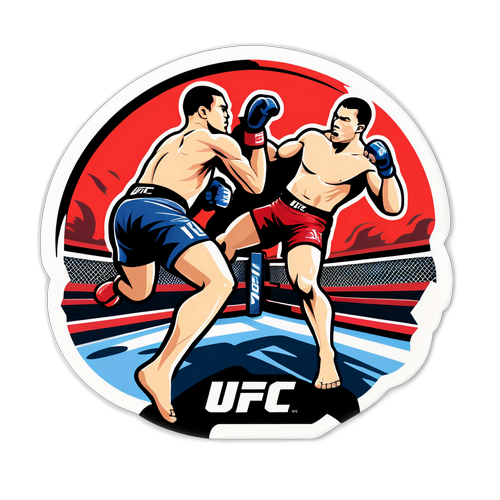 UFC 319 Logo Stickers