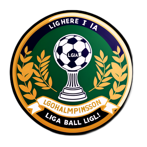 Sticker minimalist Liga I - Trofeul Campionatului
