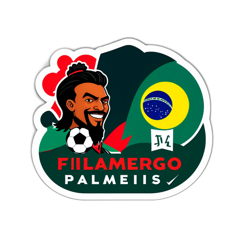 Sticker ya Flamengo dhidi ya Palmeiras