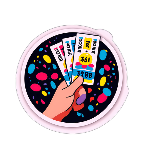 Adesivo Lotofácil 3548