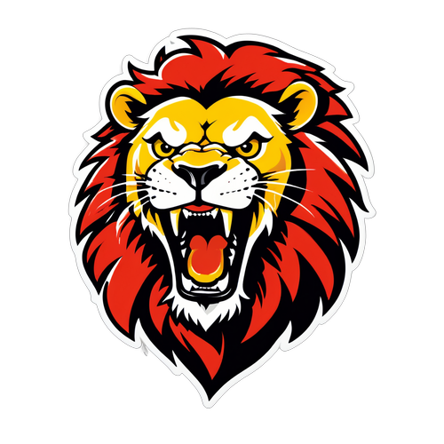 Bli med på kampen! Dette Lion-emblemet for Manchester United-fans vil gjøre deg vill av begeistring!